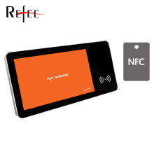 Refee Commerical use 10.1 inch NFC Android tablet LAN port RJ45 AC power Android nfc reader